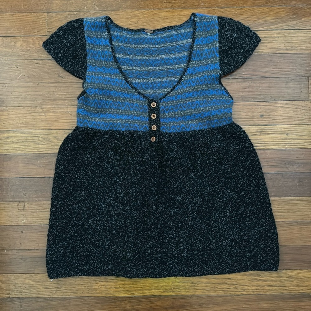 Free People Short Sleeve Sweater Top